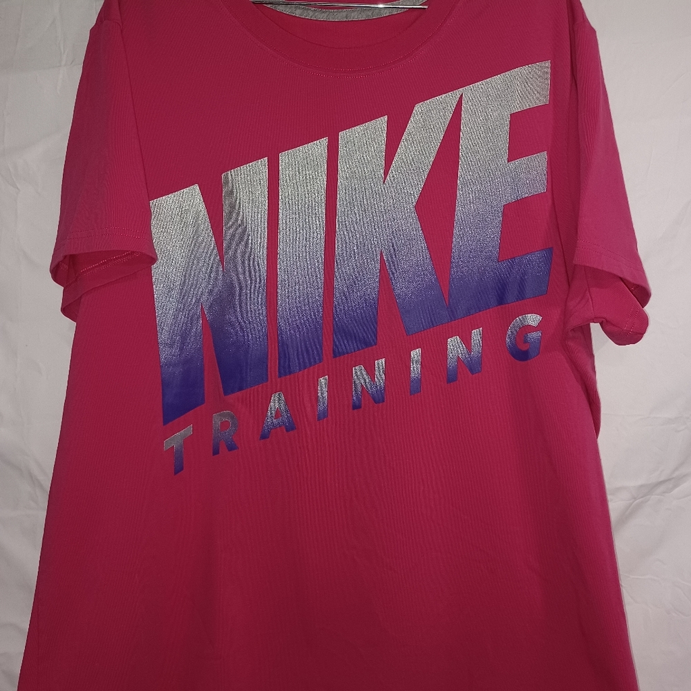 Nike Pink Dri-fit Cotton Tee